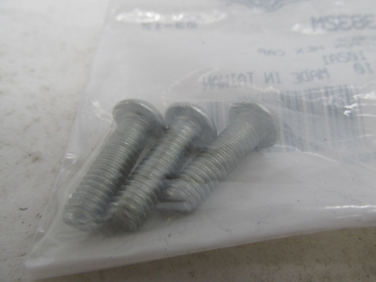 Lot of 3 Harley-Davidson Genuine NOS Hex Button Head Cap Screws 3832M