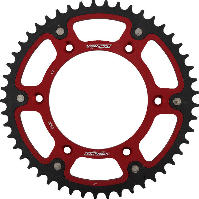 Supersprox Rear Stealth Sprocket 49T Red RST-8000-49-RED
