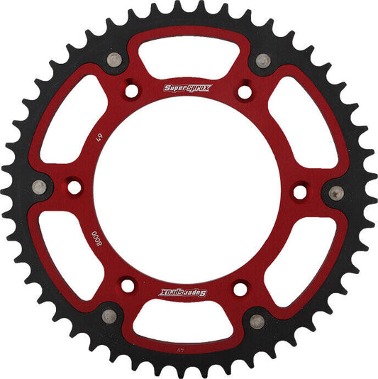 Supersprox Rear Stealth Sprocket 49T Red RST-8000-49-RED