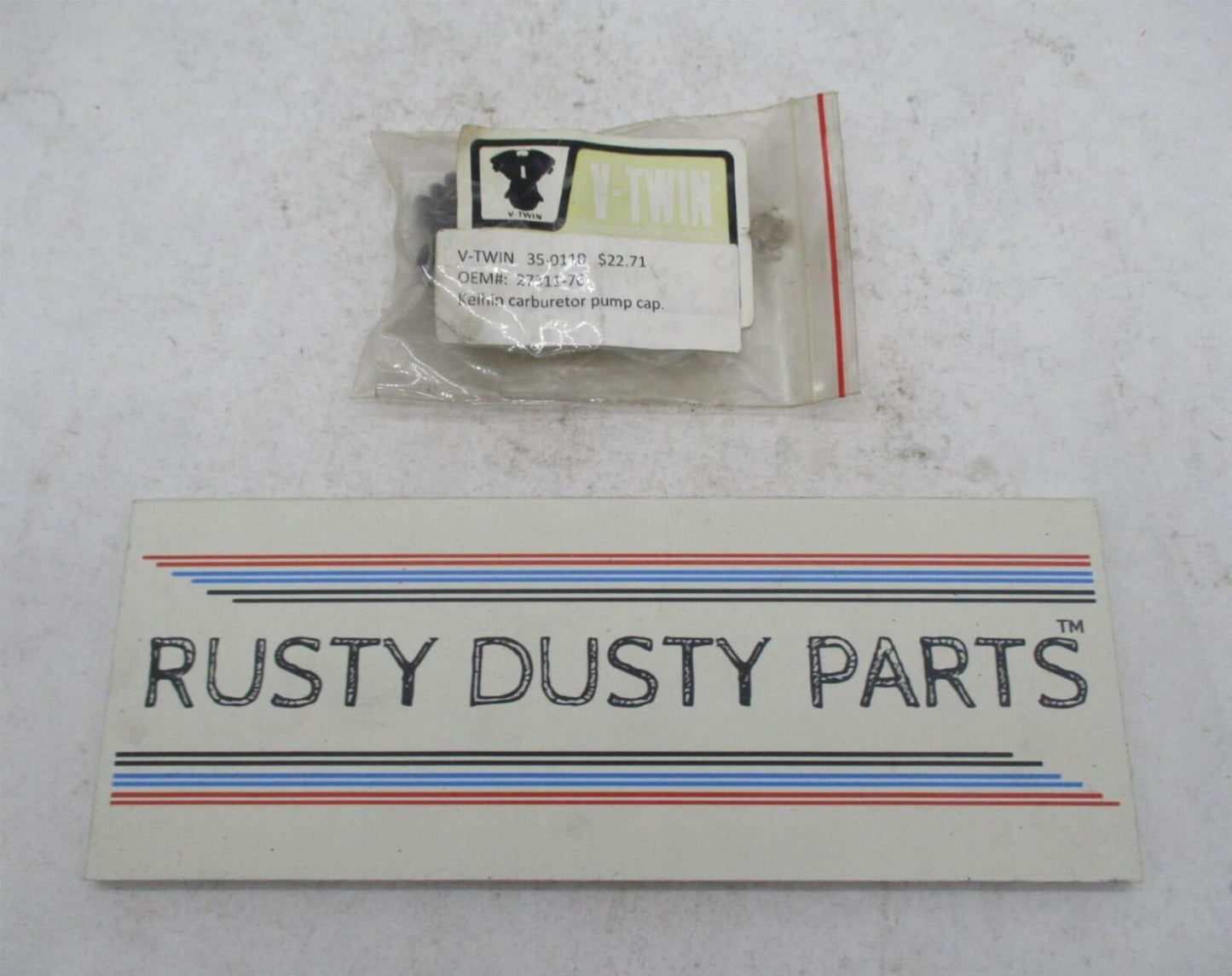 Lot of 7 Harley Davidson Keihin Carburetor Pump Cap Boots 35-0110 27311-76