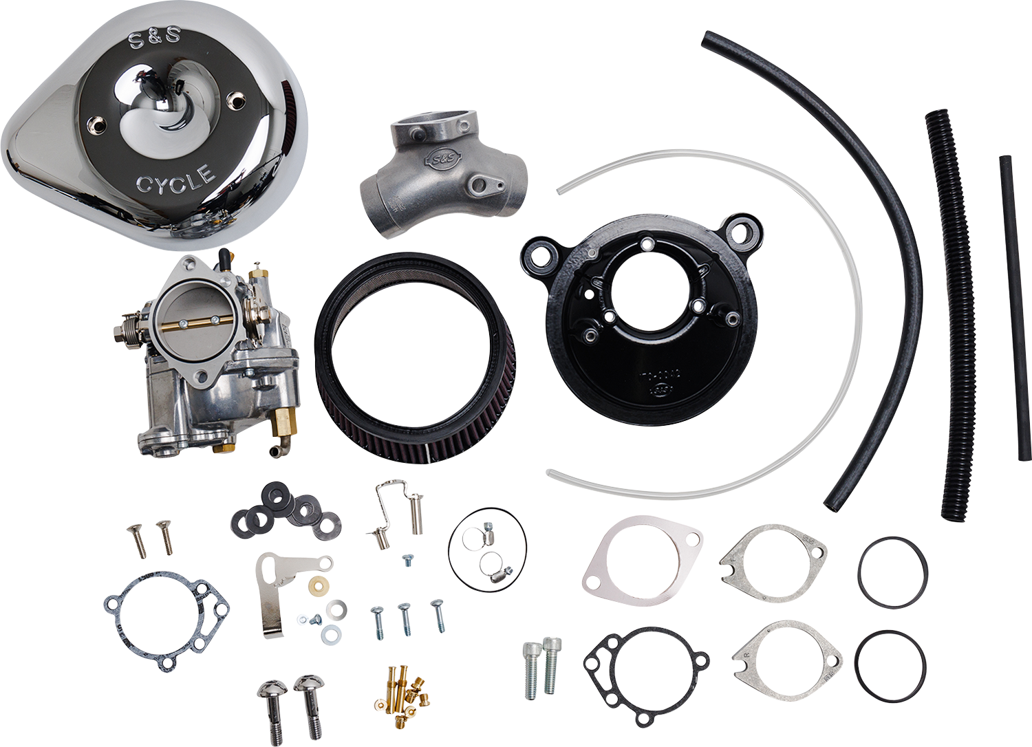 S & S Cycle Carburetor E and Stealth Air Kit 110-0145