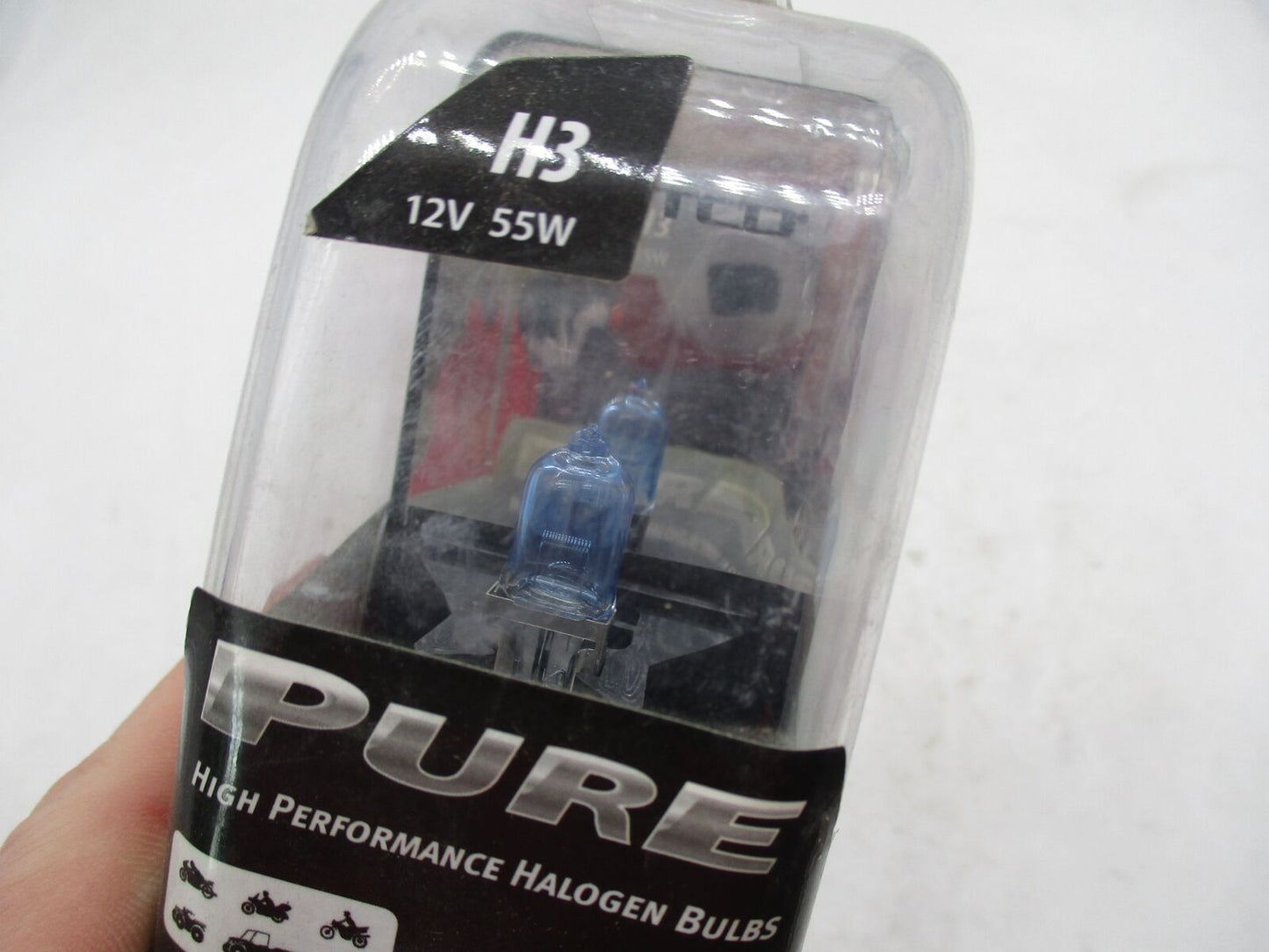 Putco Halogen H3 12V 55W 3800K Headlight Ion White Bulb 230003SW-S