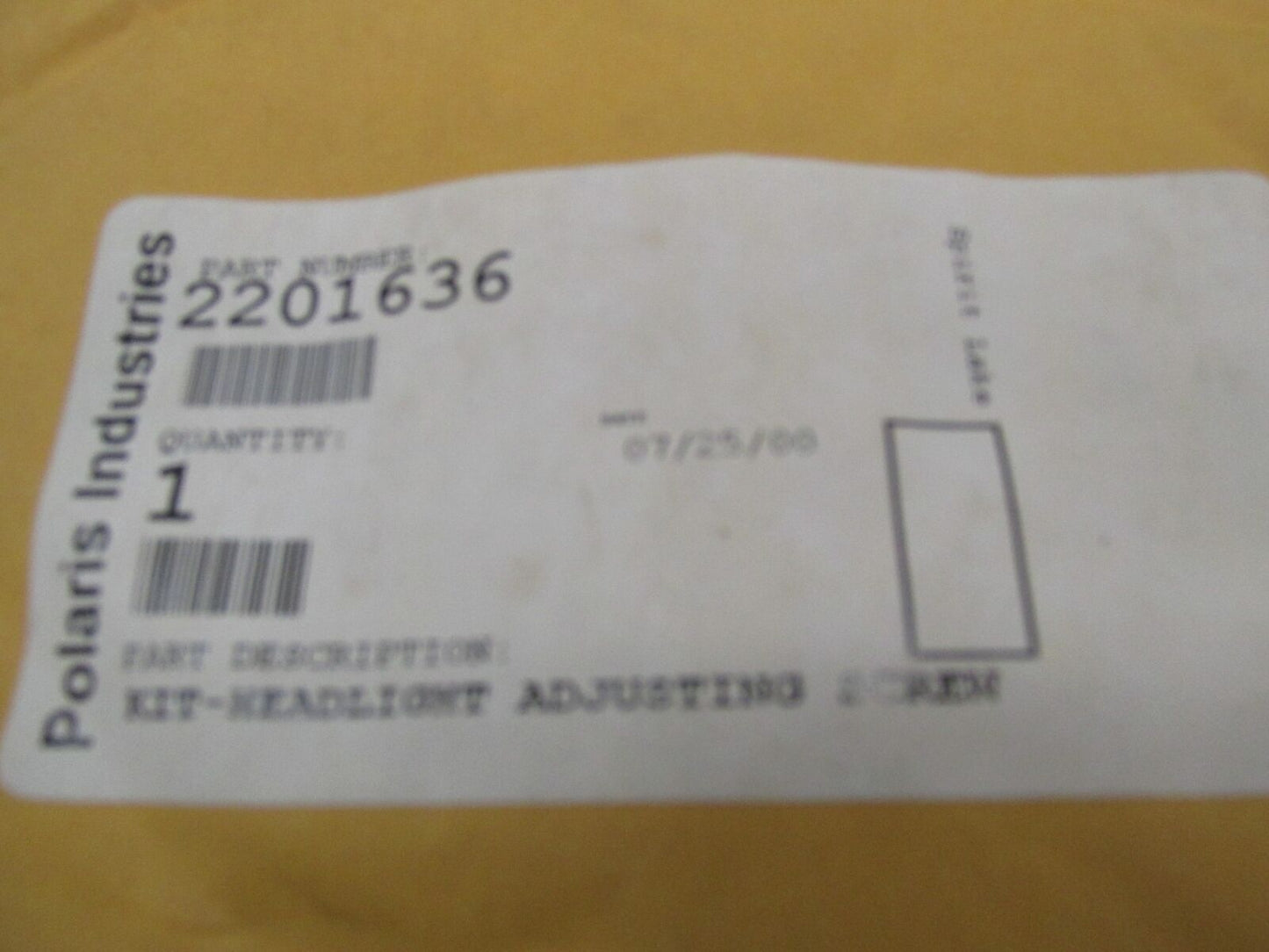 Polaris Victory Genuine NOS Headlight Adjusting Screw Kit 2201636