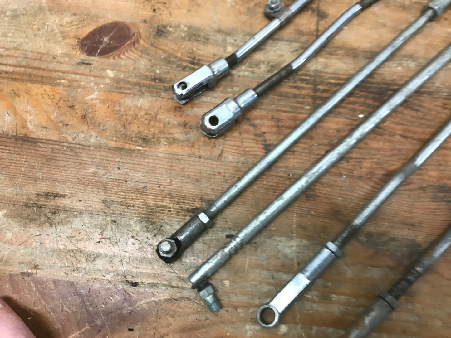 Mixed Lot of 6 Harley Connecting Shift Rods Lot EVO Shovelhead OEM Nic