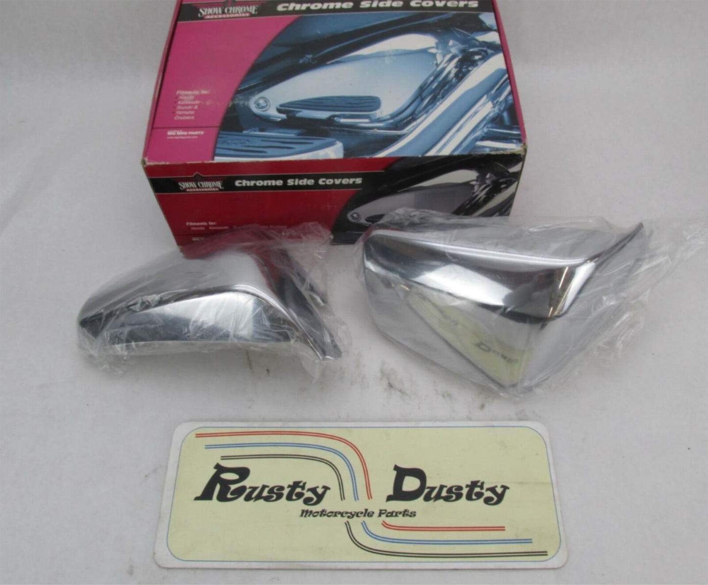 Show Chrome Honda VT750 Shadow Aero Fairing Side Covers 53-427