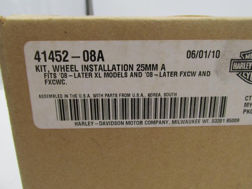 Harley-Davidson Genuine NOS 25MM Wheel Installation Kit 41452-08A