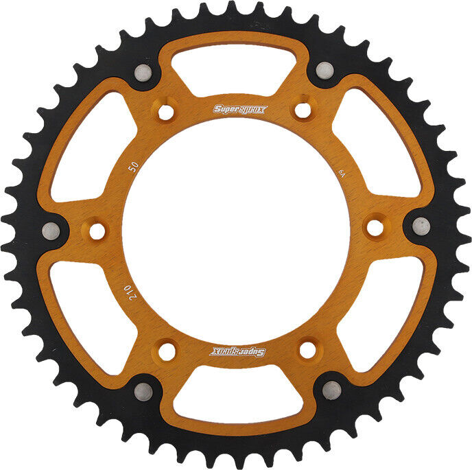 Supersprox Rear Stealth Sprocket 50T Gold RST-210-50-GLD