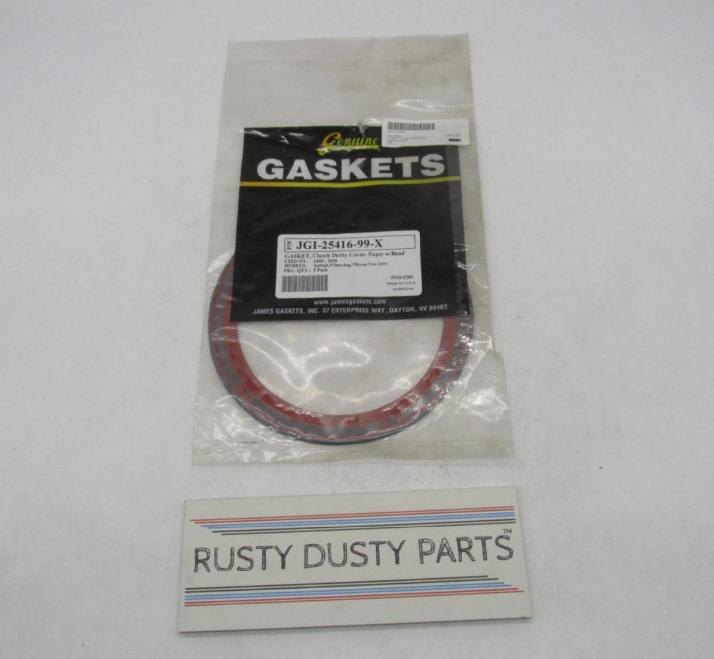 Lot of 2 Harley Davidson 1999-2006 Clutch Derby Cover Gaskets JGI-25416-99-X
