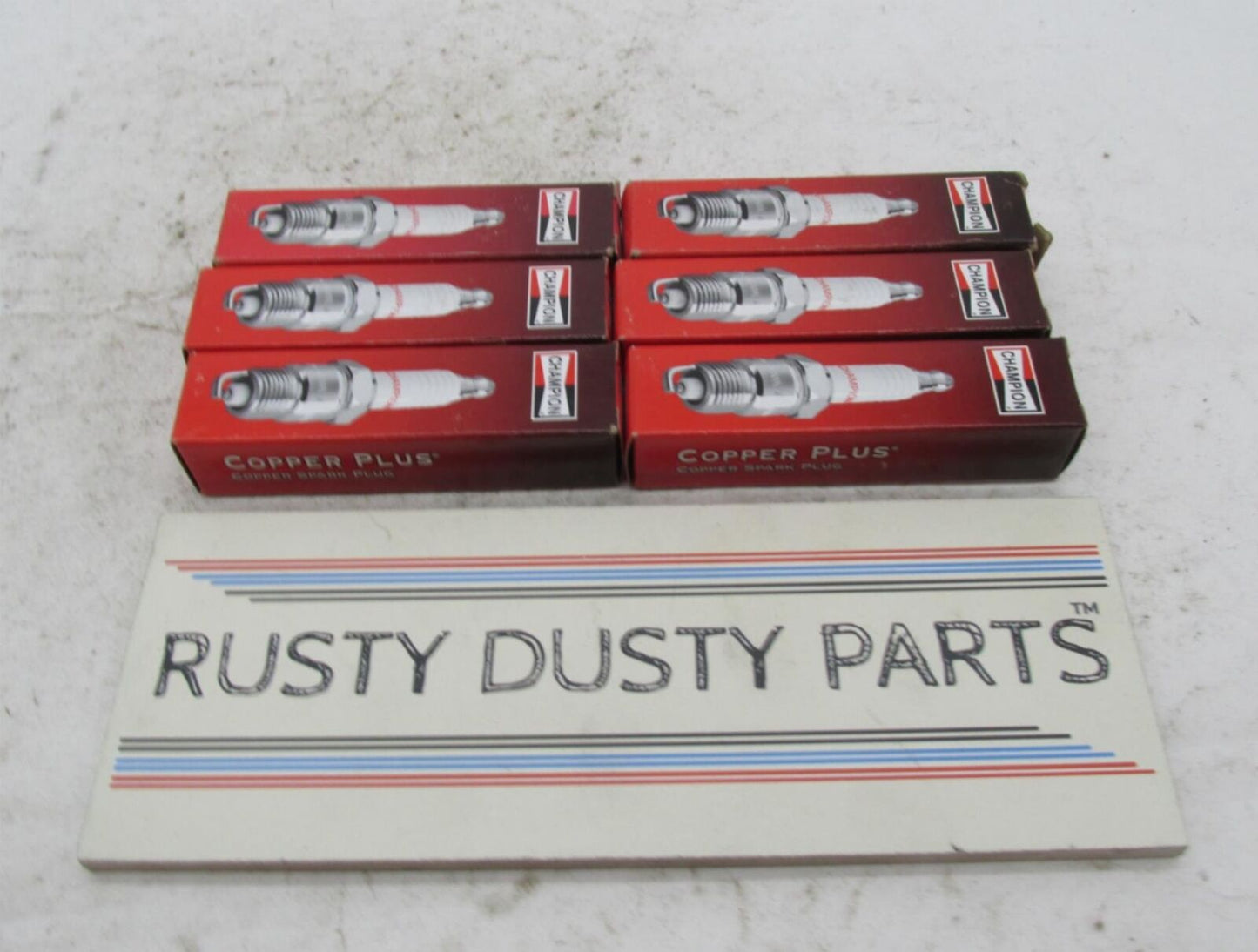 Lot of 6 Champion Motorcycle Spark Plugs 538 RH8C