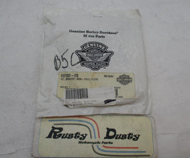 Harley Davidson Genuine NOS Mini Tach Tachometer Bracket Kit 68150-05