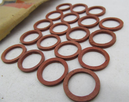 Lot of 19 Harley-Davidson Genuine NOS Aermacchi Gas Tank Valve Gaskets 62096-66P