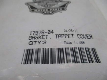 Lot of 2 Harley Davidson Genuine NOS Tappet Cover Gaskets 17976-04