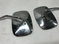 Harley Davidson Mirrors oem stock Chrome set pair Used Pre-Owned cracked glass