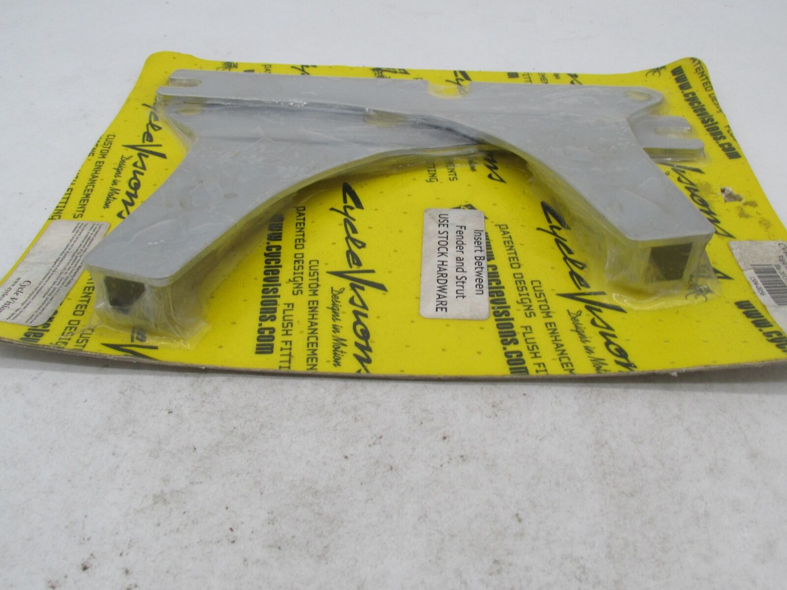 Harley Cycle Visions Breakout Chrome Rigid Sissy Bar Side Plates 1504-0056