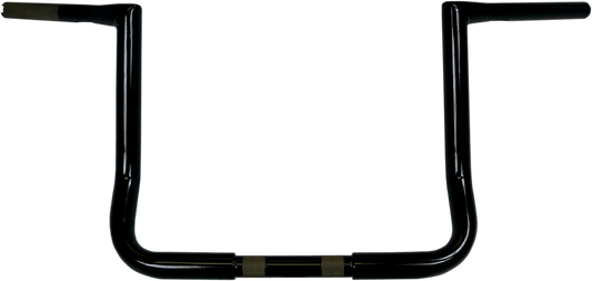 LA Choppers 1 1/4in. Twin Peaks Touring Handlebar Black Powdercoat LA-7361-12B
