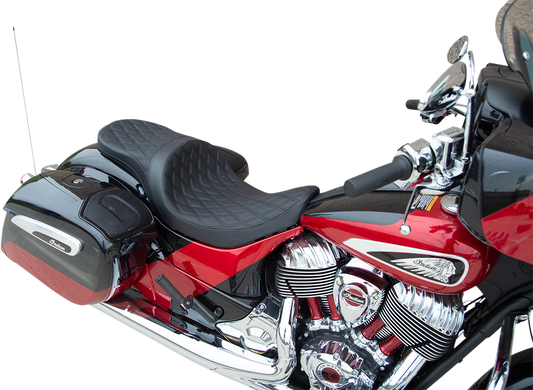Drag Specialties Low-Profile Touring Seat Double Diamond - Vinyl 0810-2258
