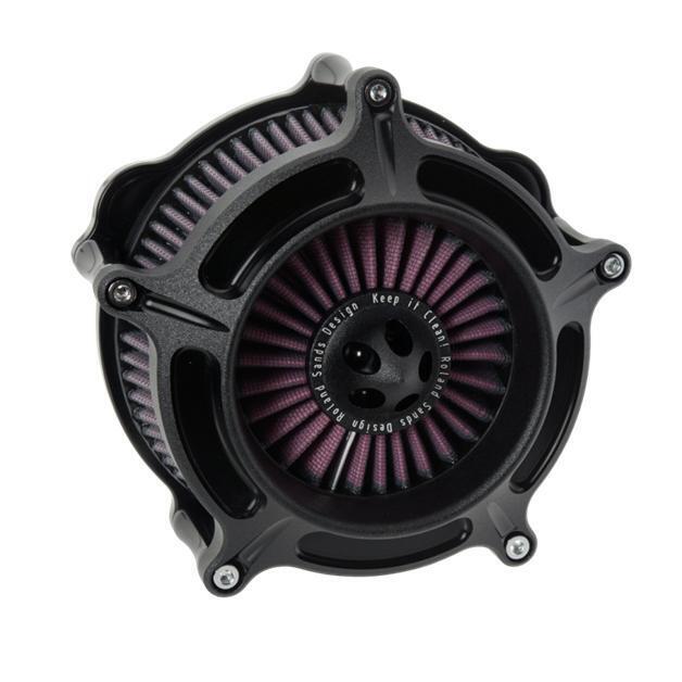 Roland Sands Design Turbine Air Cleaners Black Ops 0206-2038-SMB