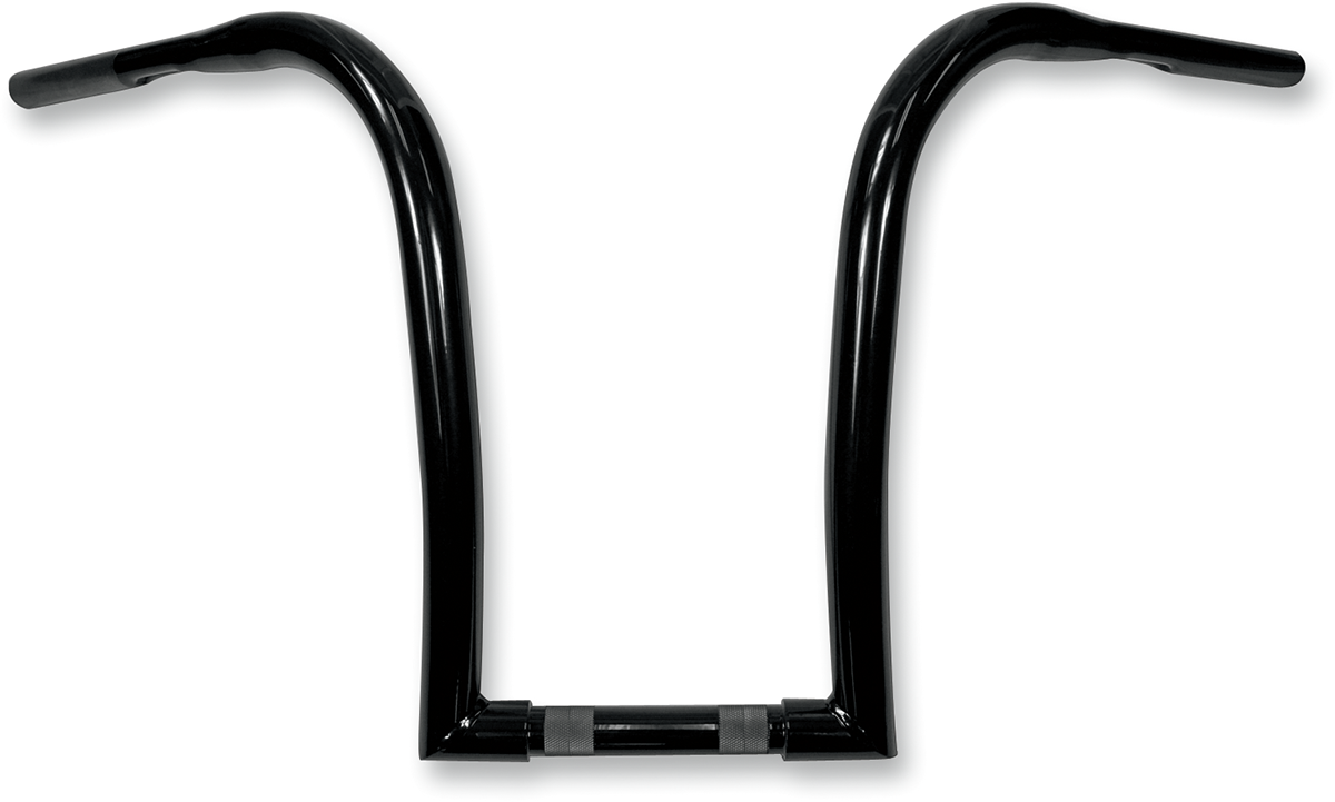 LA Choppers Nice Curves Ape Hanger Handlebars 1.25" Black 14" Ape LA-7341-14B