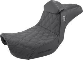 Saddlemen Pro Series SDC Performance Grip Seat w/Lumbar Black SC80604DBKRT