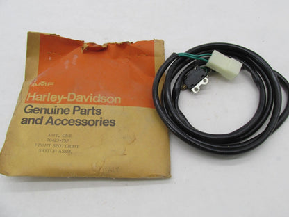 Harley Genuine NOS Aermacchi Front Spotlight Switch Wiring Assembly 70423-75P