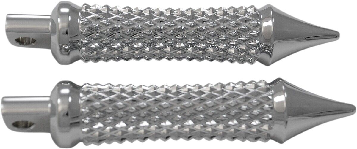 EDDIE TROTTA DESIGNS Cross Cut Footpegs Chrome TC779