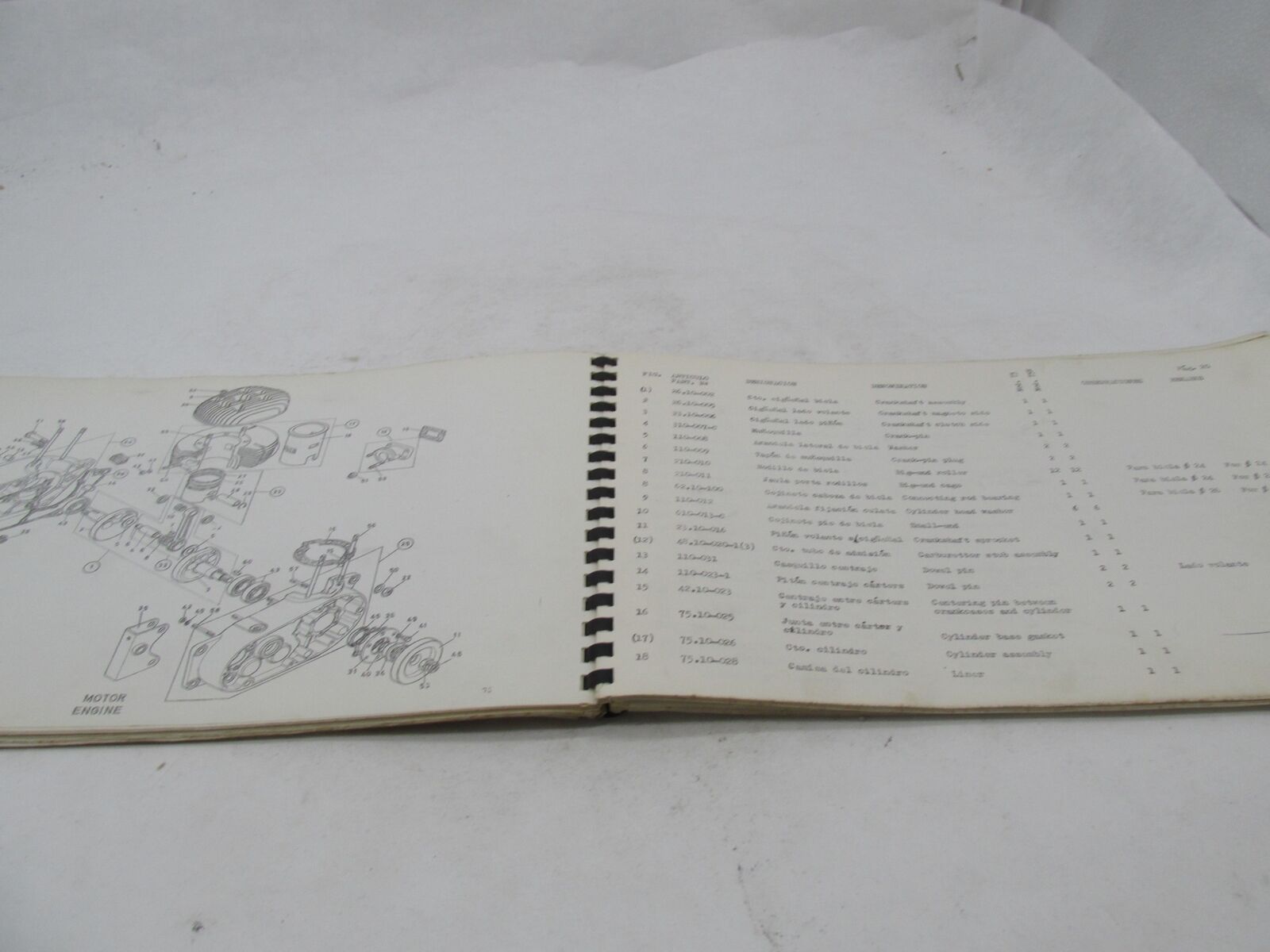 Bultaco Factory 1972 Matador Mk4 Motorcycle Catalog Parts List Book 75.32-117