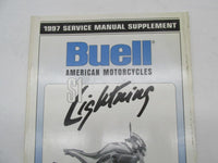 Buell Official Factory 1997 S1 Lightning Service Manual Supplement 99490-97YA