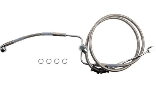 Drag Specialties Standard Length ABS Stainless Steel Brake Line Kits 1741-6346