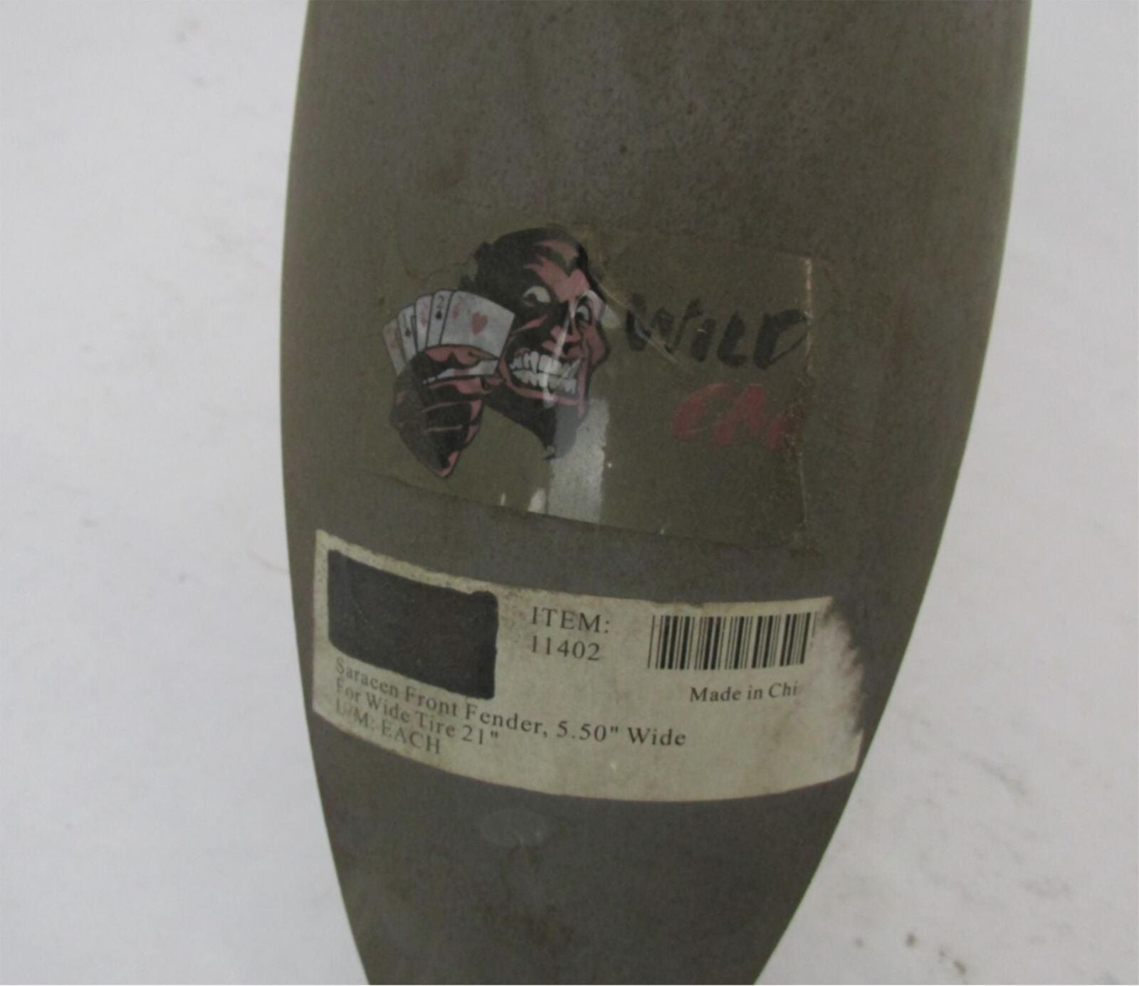 Khrome Werks Wild Card Chopper 5.50" Wide Saracen Front Fender 21" Tire 11402