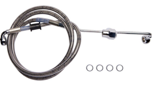 Drag Specialties Standard Length ABS Stainless Steel Brake Line Kits 1741-6338