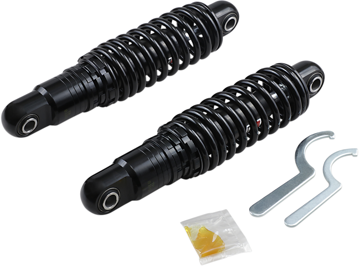 Drag Specialties Premium Ride-Height Adjustable Shocks 1310-1670