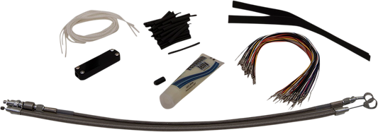 Fat Baggers, Inc. EZ Installation Kit for Cable Clutch 14" Braided 109114