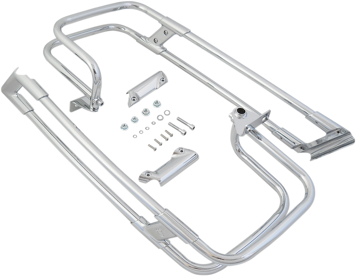 Drag Specialties Saddlebag Guard Rails Chrome 3501-1245
