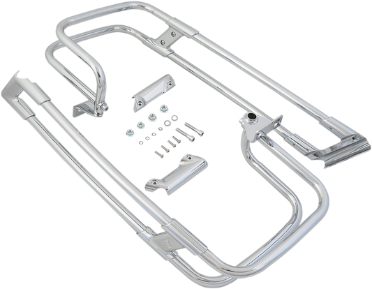 Drag Specialties Saddlebag Guard Rails Chrome 3501-1245