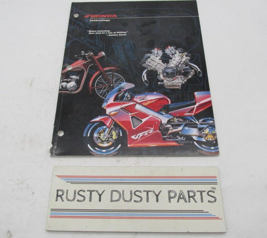1998 Honda Motorcycle Technology Catalog Book Pamphlet Booklet