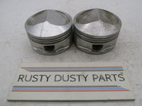 Pair of Harley Davidson Ross NOS High Performance Over Sized 392 Pistons