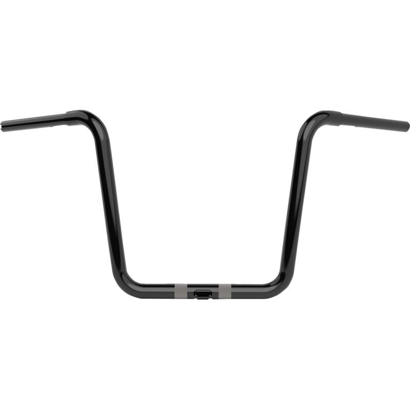 LA Choppers 1-1/4 in. Twin Round Handlebars Gloss Black LA-7324-14B