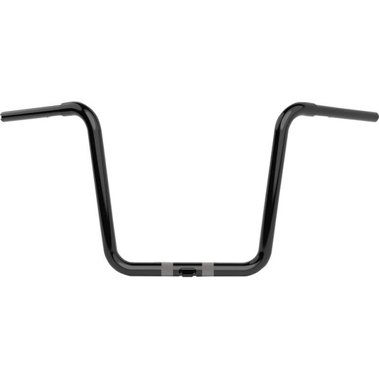 LA Choppers 1-1/4 in. Twin Round Handlebars Gloss Black LA-7324-14B