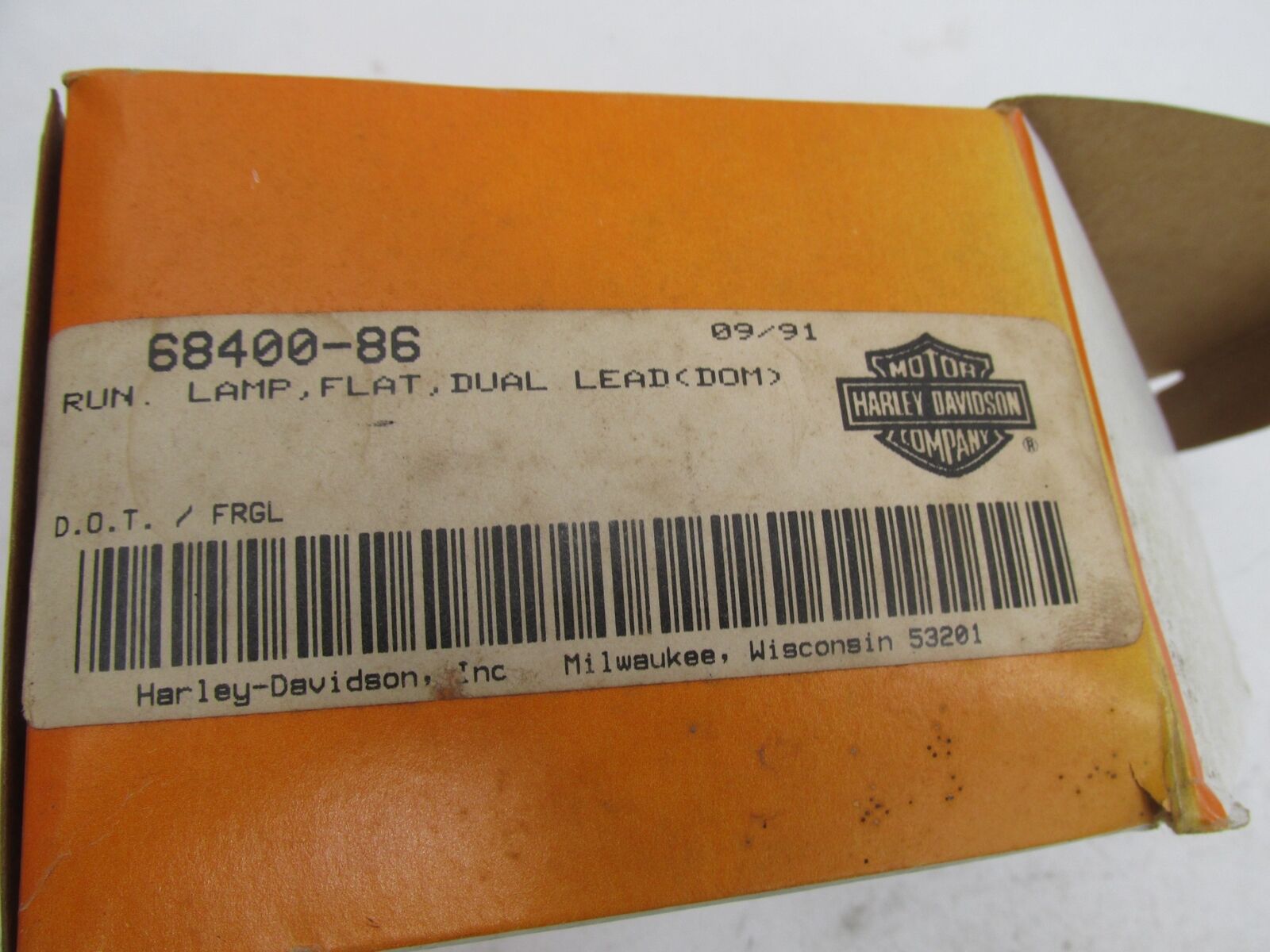 Harley Davidson Genuine Running Lamp Dual Lead Signal Light 68400-86
