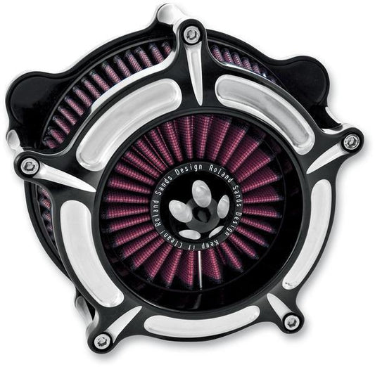 Roland Sands Design Turbine Air Cleaners Contrast Cut 0206-2039-BM