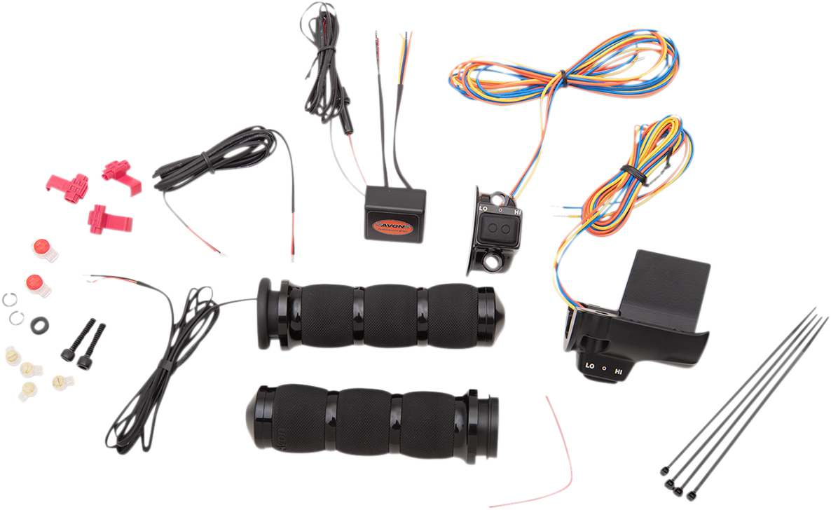 Avon TBW Air Cushion Heated Grips Black AIR-90-AN-FL-RH