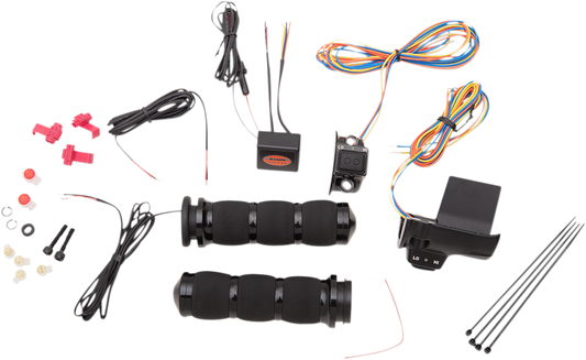 Avon TBW Air Cushion Heated Grips Black AIR-90-AN-FL-RH