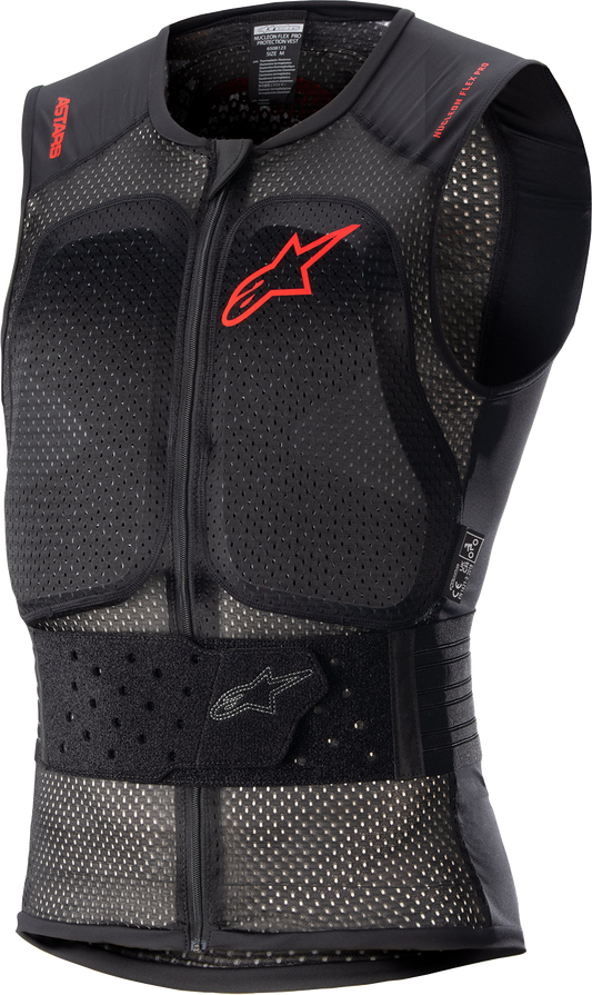 Alpinestars Nucleon Flex Pro Protection Vest Black/Red Medium 6508123-009-M
