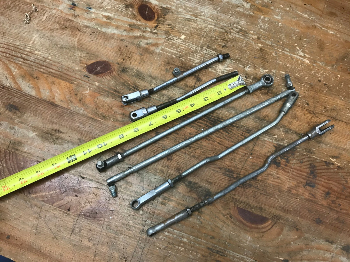Mixed Lot of 6 Harley Connecting Shift Rods Lot EVO Shovelhead OEM Nic