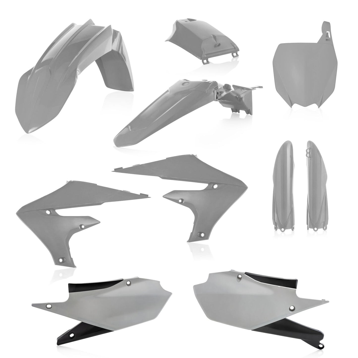Acerbis Full Plastic Kit Gray 2736350011