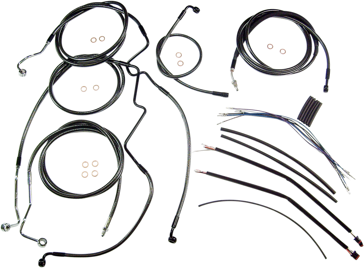 Magnum Designer Handlebar Installation Kits Black Pearl 487342