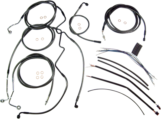 Magnum Designer Handlebar Installation Kits Black Pearl 487342