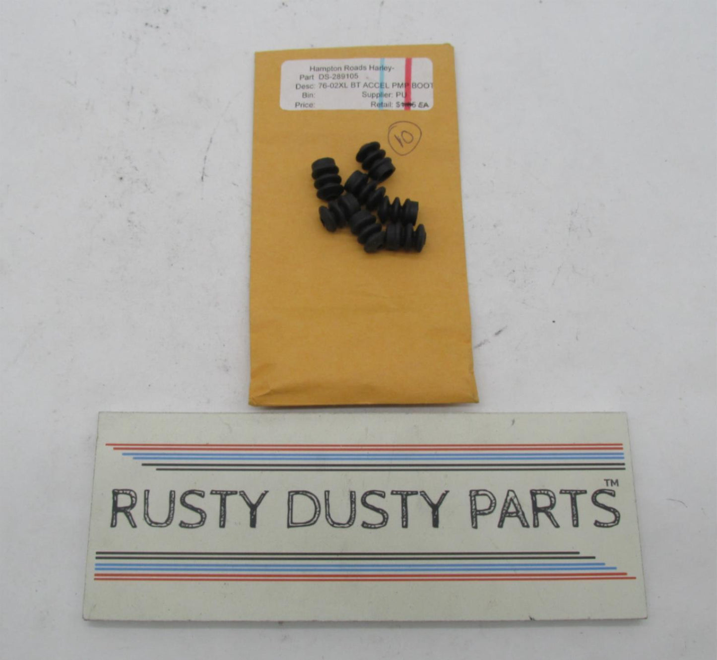 Lot of 7 Harley Davidson Accelerator Pump Boot Seals DS-289105