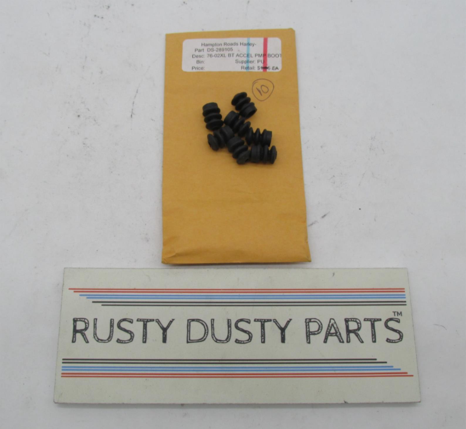 Lot of 7 Harley Davidson Accelerator Pump Boot Seals DS-289105