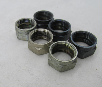 Lot of 6 Harley-Davidson Genuine NOS Aermacchi Petcock Fuel Valve Nuts 63528-66P